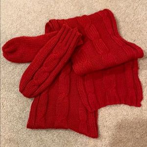 Scarf and Mitten Set